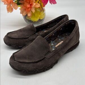 Skechers Chocolate Brown Slip-On Loafers Size 8.5 SKT8158F